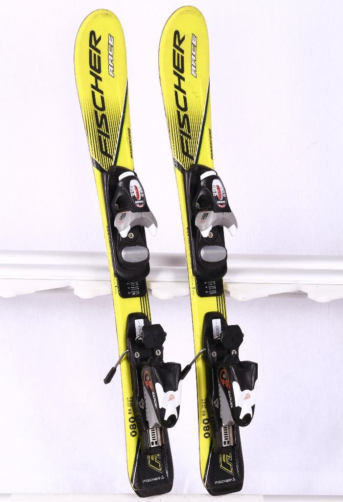 80 kinder ski's FISCHER RC4 RACE, yellow/black, Sport en Fitness, Skiën en Langlaufen, 100 tot 140 cm, Ophalen of Verzenden, Carve