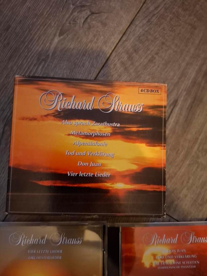 Richard Strauss - 4 CD Box, Cd's en Dvd's, Cd's | Klassiek, Gebruikt, Orkest of Ballet, Romantiek, Boxset, Ophalen of Verzenden