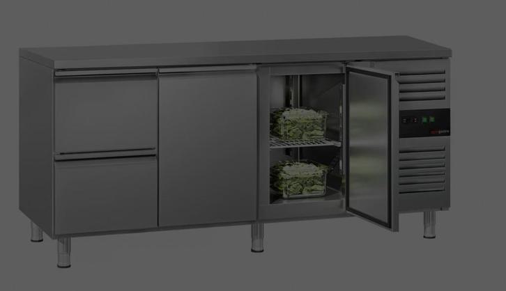 Koelwerkbank voor horeca, Witgoed en Apparatuur, Koelkasten en IJskasten, Gebruikt, Zonder vriesvak, 200 liter of meer, 160 cm of meer