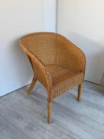 Rieten stoel, Ophalen of Verzenden, Zo goed als nieuw, Bruin, Eén