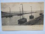 Katwijk aan Zee vijf bomschuiten oude visserij Katwijk 1900, Verzenden, Voor 1920, Gelopen, Zuid-Holland
