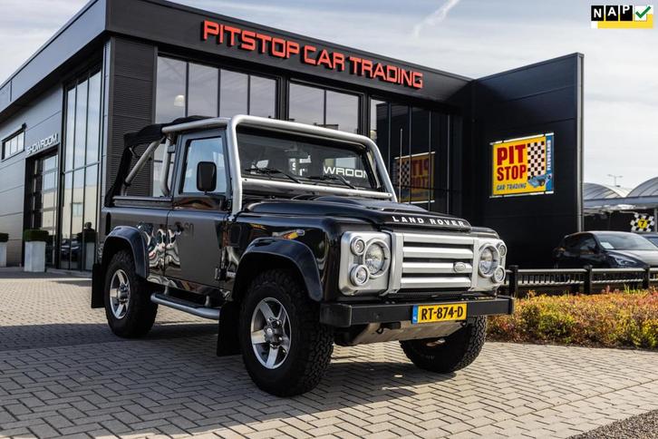 Land Rover Defender 2.4 TD Soft Top 90" SVX 60th Anniversary, Auto's, Land Rover, Particulier, Te koop, 4x4, Lederen bekleding