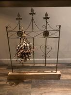 Raamscherm ijzer op houten voet, Ophalen of Verzenden, Nieuw