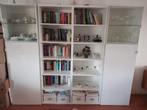 Ikea Besta Wandkast Hoogglans Wit met Glasdeuren, Ophalen, Met deur(en), Zo goed als nieuw, 200 cm of meer