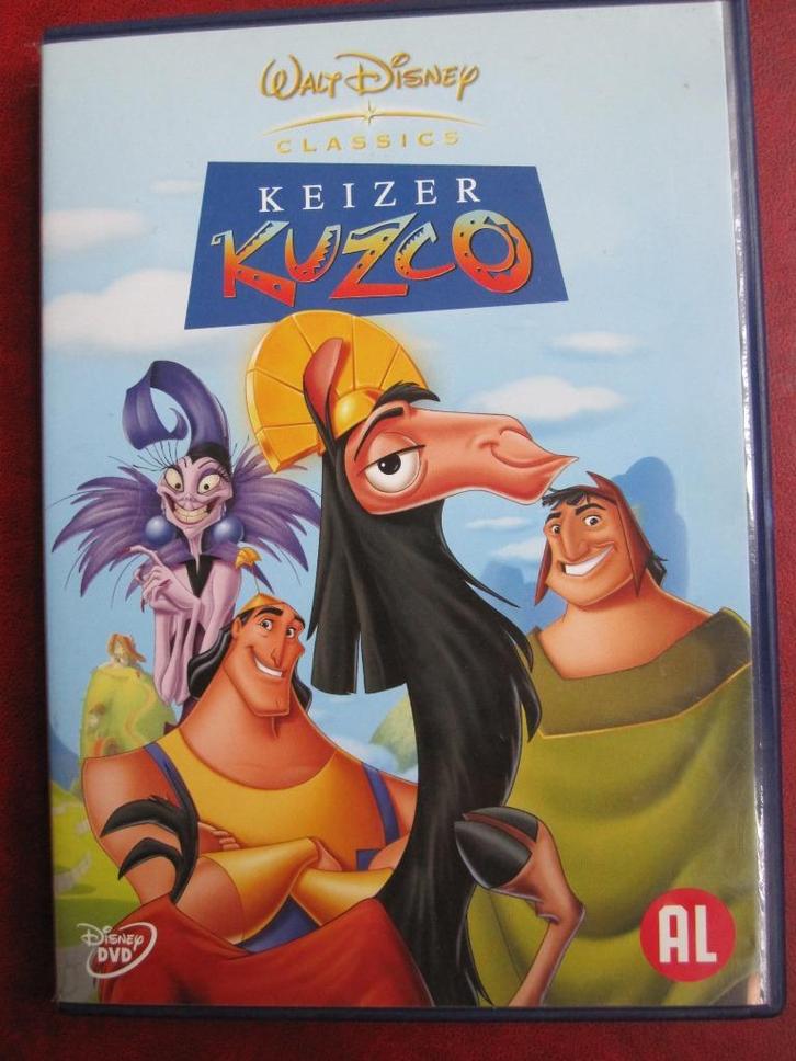 Keizer Kuzco (2000) DISNEY, Cd's en Dvd's, Dvd's | Tekenfilms en Animatie, Zo goed als nieuw, Amerikaans, Tekenfilm, Alle leeftijden