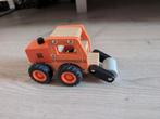 Road roller - houten auto - pletwals, Ophalen of Verzenden, Gebruikt, Rij- of Hobbelspeelgoed