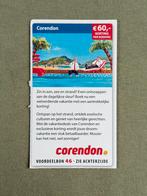 Corendon voordeelbon €60 korting per boeking, Eén persoon, Kortingsbon, Overige typen