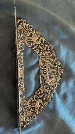 Verzilverd bewerkt lepelrekje voor 6 lepeltjes, Antiek en Kunst, Curiosa en Brocante, Ophalen of Verzenden