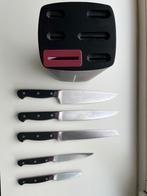 Richardson Sheffield Messenblok: 5-delig, Ophalen, Gebruikt, Rvs of Chroom, Bestekset