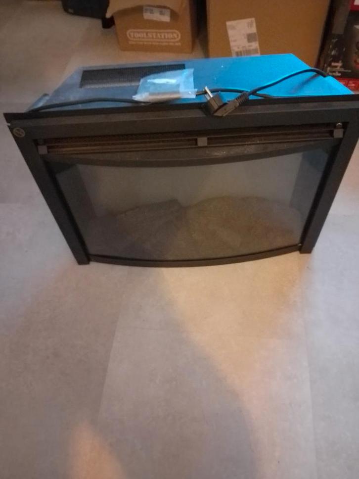 Elektrische Inbouwhaard met Afstandsbediening, Huis en Inrichting, Kachels, Ophalen of Verzenden