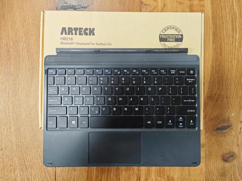 Arteck HB216 Bluetooth Keyboard for Surface Go, multi-touch!, Computers en Software, Toetsenborden, Zo goed als nieuw, Ophalen of Verzenden