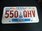 Kentekenplaat Licenceplate Tennessee Capitol Bicentennial US, Auto's, Gebruikt, Ophalen of Verzenden
