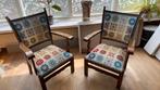 2 stoelen (lage zit) “ruilen “, Antiek en Kunst, Ophalen of Verzenden