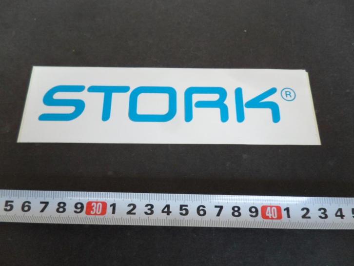 sticker STORK  XPLF396 *, Verzamelen, Stickers, Zo goed als nieuw, Ophalen