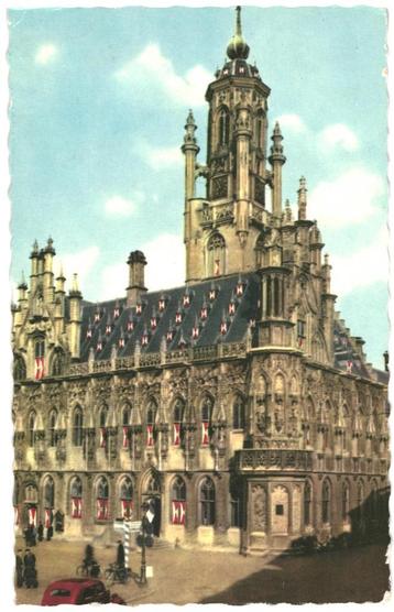 44498	Middelburg	stadhuis	1965 Zeeland	Gelopen met Postzegel