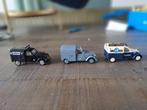 Norev Citroen 2CV  1:43  3 stuks, Ophalen of Verzenden, Zo goed als nieuw, Auto, Norev