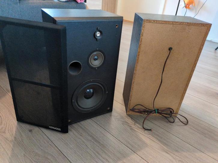 Kenwood Speakers - Goed Geluid!, Audio, Tv en Foto, Luidsprekers, Gebruikt, Front, Rear of Stereo speakers, 60 tot 120 watt, Overige merken