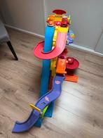 VTech Toet Toet Auto's lanceerbaan + 2 auto's, Ophalen, Gebruikt, 2 tot 4 jaar