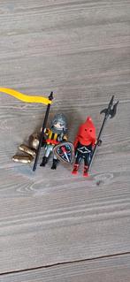 Playmobile poppetjes ridder strijders middeleeuwse strijder, Ophalen of Verzenden, Zo goed als nieuw