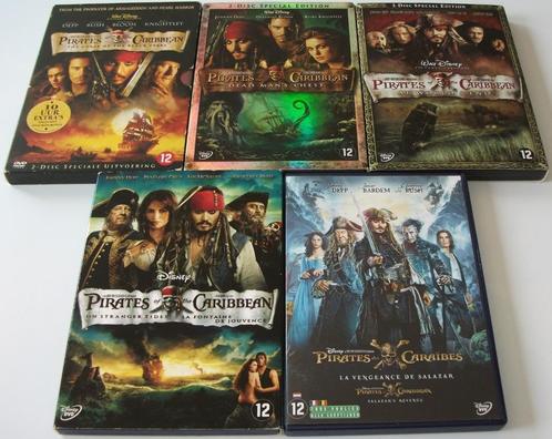 Dvd *** PIRATES OF THE CARIBBEAN *** Deel 1 t/m 5, Cd's en Dvd's, Dvd's | Avontuur, Zo goed als nieuw, Boxset, Vanaf 12 jaar, Ophalen of Verzenden