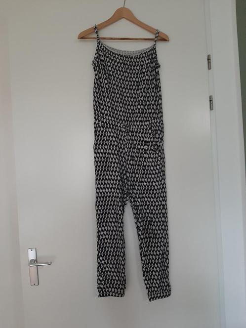 Jumpsuit zwart / wit  ca .maat 164, Kinderen en Baby's, Kinderkleding | Maat 164, Zo goed als nieuw, Meisje, Overige typen, Ophalen of Verzenden