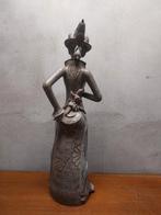 Mooi en groot terracotta beeld (88 cm hoog) Javaanse Blonyo, Antiek en Kunst, Ophalen of Verzenden