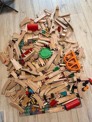 Houten Speelgoedtrein Set - Compleet! beschikbaar voor biedingen