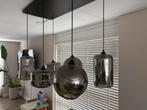 Moderne Hanglampen voor Eettafel, Huis en Inrichting, Lampen | Hanglampen, Ophalen of Verzenden, Zo goed als nieuw, Glas, Minder dan 50 cm