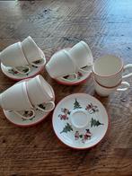 WEDGWOOD WINDSORCHRISTMAS 8 KOP EN SCHOTELS kerst  vintage, Ophalen of Verzenden
