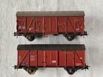 2x Roco DB goederenwagons, Hobby en Vrije tijd, Modeltreinen | H0, Gebruikt, Gelijkstroom, Wagon, Ophalen of Verzenden