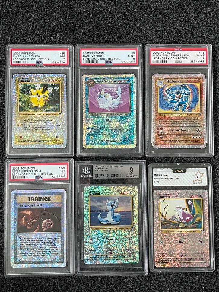 Pokémon Graded Legendary Collection kaarten- Ook los te koop, Hobby en Vrije tijd, Verzamelkaartspellen | Pokémon, Zo goed als nieuw