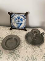 Tinnen spullen, Antiek en Kunst, Antiek | Tin, Ophalen of Verzenden