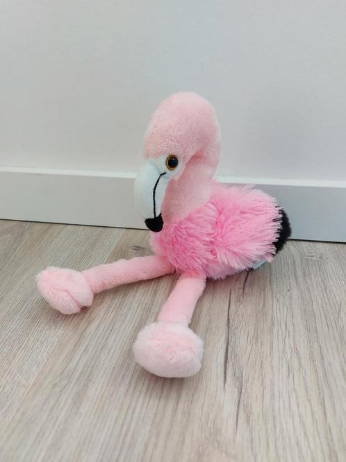 Knuffel Ouwehands Dierenpark flamingo roze K8681, Kinderen en Baby's, Speelgoed | Knuffels en Pluche, Zo goed als nieuw, Beer