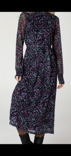 Lange mesh jurk Juffrouw Jansen, Maat 38/40 (M), Paars, Ophalen of Verzenden, Zo goed als nieuw