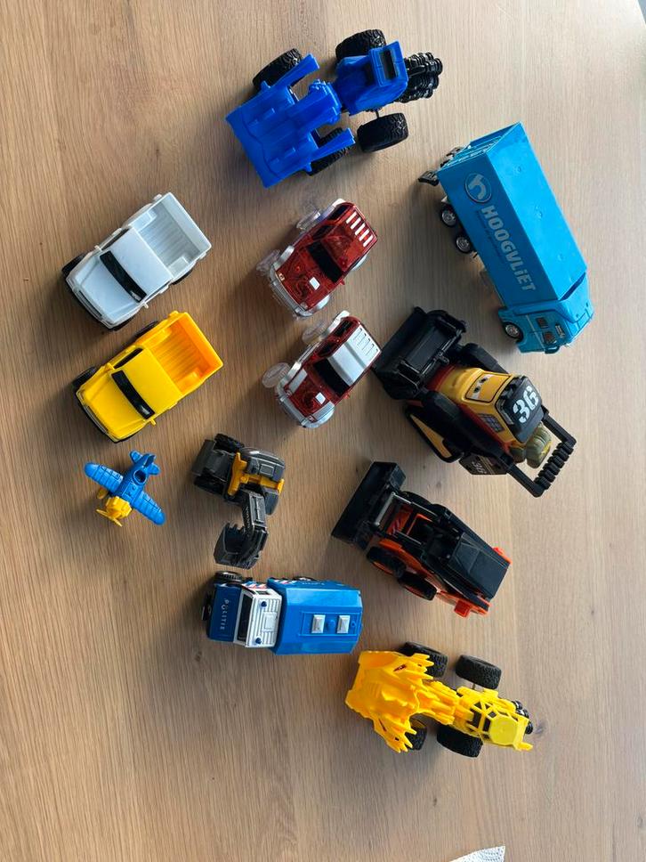 Speelgoedvoertuigen Set - 12 stuks, Kinderen en Baby's, Speelgoed | Speelgoedvoertuigen, Gebruikt, Ophalen of Verzenden