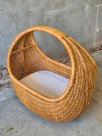Jaren 60 Rieten babybedje wieg, Ophalen, Gebruikt, Wieg