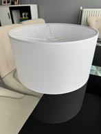 Witte lampenkap 39xh21 cm, Ophalen, Zo goed als nieuw, Rond