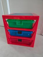 LEGO Iconic Opbergrek - 3 Lades - Rood, Ophalen, Gebruikt, 3 of 4 laden, Minder dan 100 cm