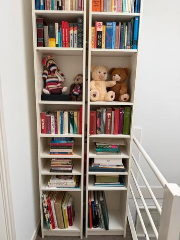 Ikea boekenkast Billy Wit 2 stuks extra hoog