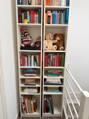 Ikea boekenkast Billy Wit 2 stuks extra hoog - afbeelding 1