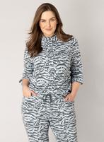 Yesta Blouse Nieuw Maat 48 Travelstof, Kleding | Dames, Blouses en Tunieken, Yesta, Blauw, Maat 46/48 (XL) of groter, Ophalen of Verzenden