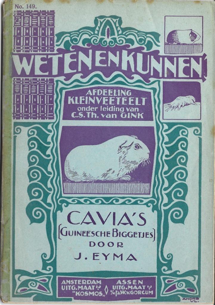 CAVIA"S, Guineesche Biggetjes,  door J. Eyma, Boeken, Dieren en Huisdieren, Gelezen, Verzenden