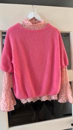 Truitje alpaca en roze kanten top, Ophalen of Verzenden, Zo goed als nieuw