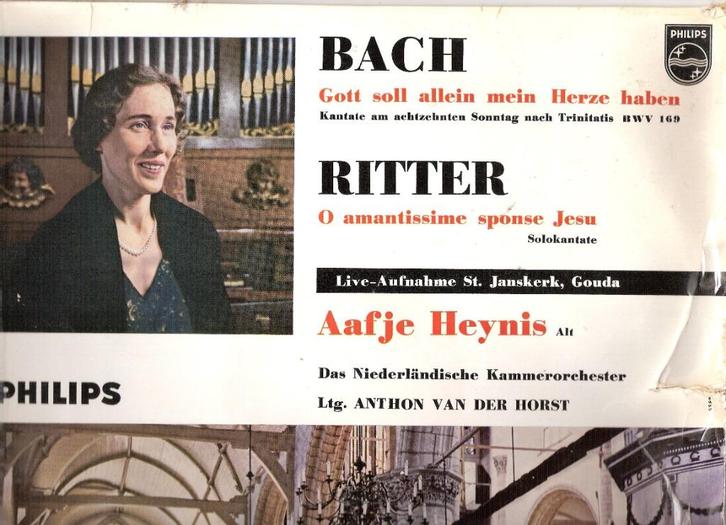 Aafje Heynis/ de Klerk Orgel -Philips A 00533 L RARE!!MONO, Cd's en Dvd's, Vinyl | Klassiek, Gebruikt, Barok, Overige typen, Overige formaten