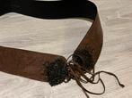 Lederen riem, maat 85, 80 tot 90 cm, Ophalen of Verzenden, Zo goed als nieuw, Echt leder