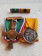 Medaillebalk spang met kruis Nieuw Guinea en trouwe dienst, Ophalen of Verzenden, Landmacht, Nederland