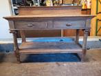 Antieke  sidetable/dressoir, Ophalen, 100 tot 150 cm, Zo goed als nieuw, 25 tot 50 cm