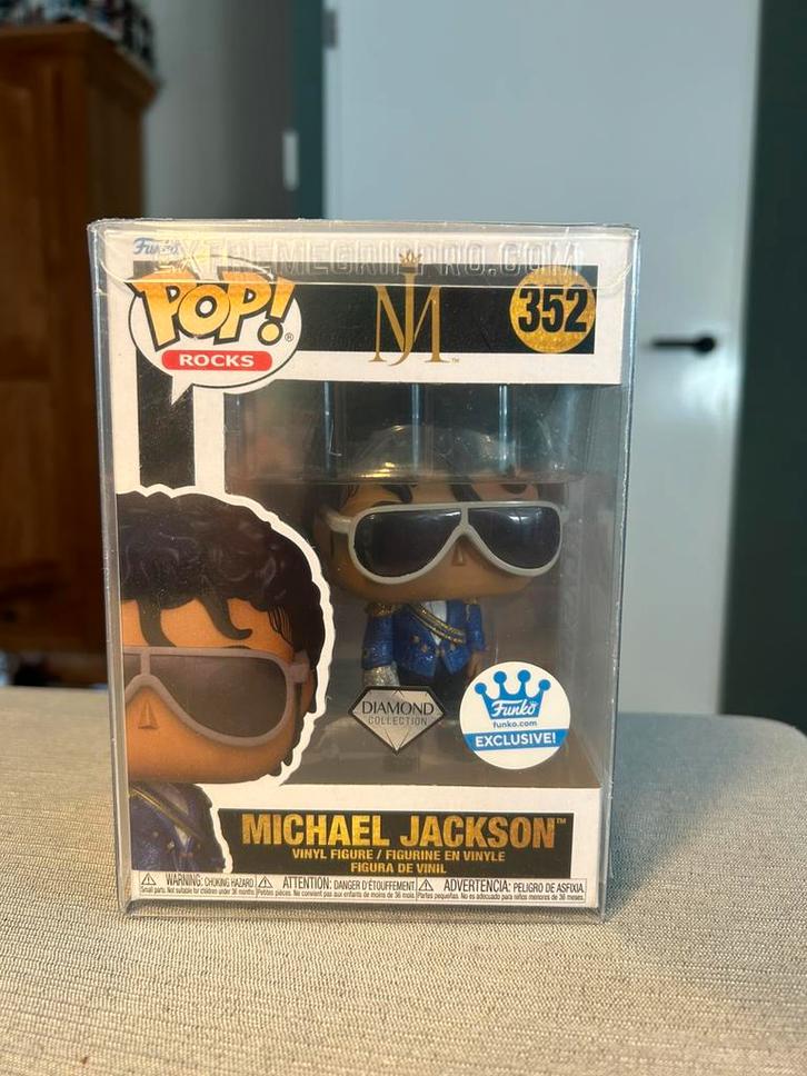 Funko pop micheal jackson diamond exclsuvie, Verzamelen, Poppetjes en Figuurtjes, Zo goed als nieuw, Ophalen of Verzenden