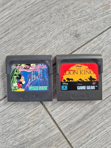 Sega Game Gear Games: Castle of Illusion & Lion King beschikbaar voor biedingen
