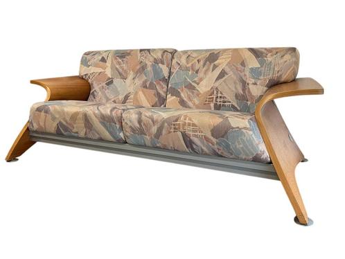 Postmoderne bank, 2-zitter, Harvink Mazurka, 1980’s, Memphis, Huis en Inrichting, Banken | Sofa's en Chaises Longues, Gebruikt